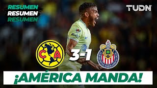 Resumen y goles  América 31 Chivas  Amistoso 2022  TUDN [upl. by Elbam]