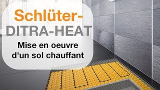 Réaliser un sol chauffant avec SchlüterDITRAHEAT [upl. by Paulette]