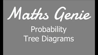 Probability Tree Diagrams [upl. by Sualkcin]