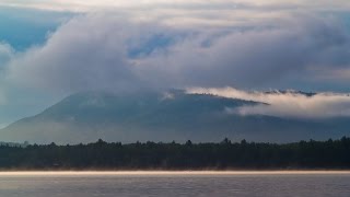 Beachfront BRoll Early Morning Mountain Fog Free to Use HD Stock Video Footage [upl. by Ceporah]