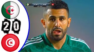 algérie vs tunisie 20 extended highlights  All Goals 2021 HD [upl. by Aalst]