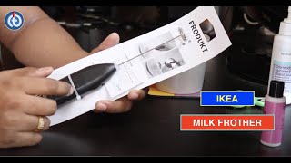 IKEA MILK FROTHER Review amp Battery Installation [upl. by Savill]