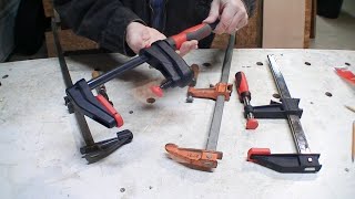 Bessey Jorgensen amp Harbor Freight Fclamp comparison and review [upl. by Ettegirb]