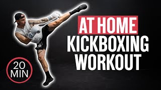 Full Kickboxing Workout At Home [upl. by Aicilav]