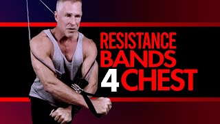 4 BEST Resistance Band Exercises for Chest Do These [upl. by Digdirb]