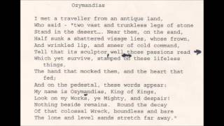 Ozymandias read by Richard Attenborough [upl. by Ralli517]