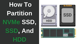 How To Partition Your SSD m2 NVMe SSD And HDD In Windows 10 [upl. by Yoc]