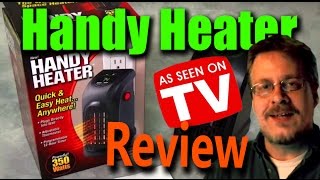 Handy Heater  Wall Outlet Space Heater Review  Does It Work [upl. by Opiuuk]