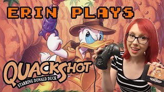 QuackShot Starring Donald Duck Sega Genesis  Erin Plays [upl. by Sucul391]