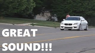 BMW 650i Gran Coupe w M Performance Exhaust Pure Sound [upl. by Dlawso]