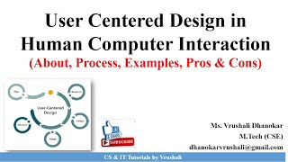 HCI 17 User Centered Design UCD Process with Examples [upl. by Enrobyalc]