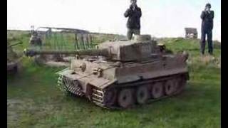 14 Scale RC Tiger 1 Driving Around [upl. by Timothy]