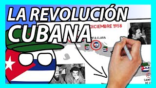 La REVOLUCIÓN CUBANA en 10 minutos  Breve historia de CUBA [upl. by Yentiw]