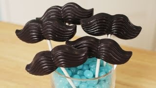 MUSTACHE CANDY POPS  NERDY NUMMIES [upl. by Nuhsal]