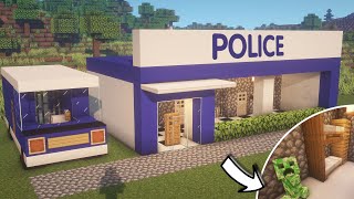 How to build a police station in Minecraft [upl. by Mckenna]