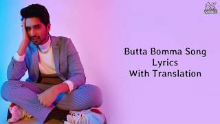 Buttabomma song lyrics with English [upl. by Jari603]