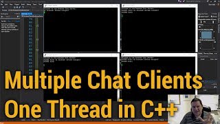 Multiple Chat Clients One Thread in C [upl. by Ahsened]