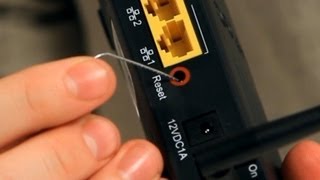 How to Reset a Router  Internet Setup [upl. by Llerrem]