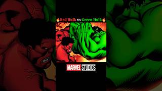 Red Hulk vs Green Hulk shorts marvel avengers [upl. by Finkelstein]