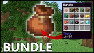 How To Use A BUNDLE In Minecraft [upl. by Aitnis]