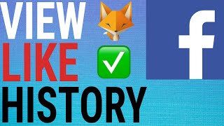 How To See What You Have Liked On Facebook View Like History [upl. by Siroved]