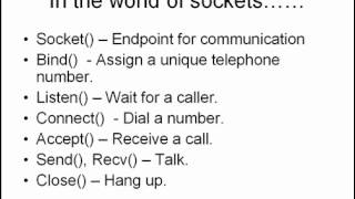 Socket Programming Basics Presentation [upl. by Aidualc]