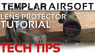 How To Make An Airsoft Scope and Optic Lens Protector [upl. by Bywaters818]