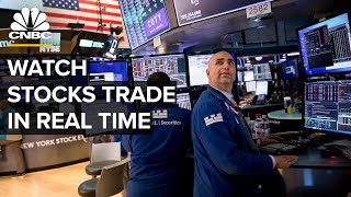 Watch stocks trade in real time after Dows third worstday ever– 3172020 [upl. by Noakes657]