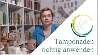 podologinandrea erklärt wie du Tamponaden richtig anwendest [upl. by Nwahsud]