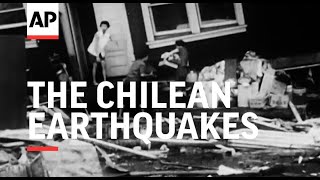 The Chilean Earthquakes  1960  Movietone Moment  21 May 1960 [upl. by Otnicaj]