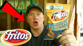 Fritos Flavor Twists Honey BBQ Reed Reviews [upl. by Ardeid]