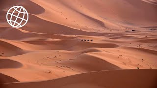 Erg Chebbi Dunes Merzouga Moroccan Sahara Amazing Places 4K [upl. by Amalberga545]