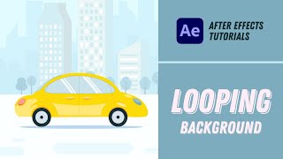 Animating a Looping Background  After Effects Tutorial 2 [upl. by Igal]