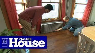 How to Quiet a Banging Steam Radiator  This Old House [upl. by Rot19]