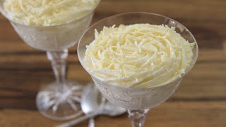 3Ingredient White Chocolate Mousse Recipe [upl. by Siramad69]