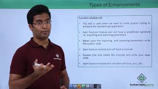 SAP ABAP  Types of Enhancements [upl. by Rolfston]
