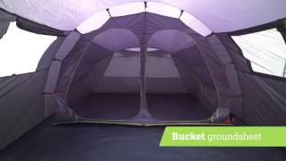 Urban Escape 4 Person Tunnel Tent  Halfords UK [upl. by Ancier164]