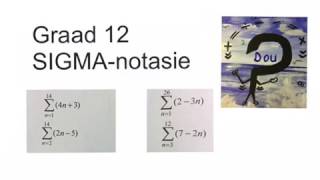 Sigma notasie Graad 12 Rye en reekse wiskdou [upl. by Wauters]