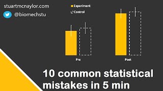 Ten Statistical Mistakes in 5 Min [upl. by Markus]