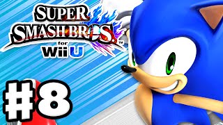 Super Smash Bros Wii U  Gameplay Walkthrough Part 8  Sonic Nintendo Wii U Gameplay [upl. by Mitchell408]