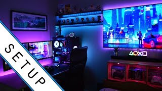 Gaming Setup  Room Tour  2019  Ultimate Small Room Setup [upl. by Munster]