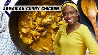 Jamaican Curry Chicken Stovetop Recipe [upl. by Heinrick]