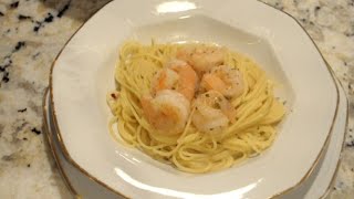 SPAGHETTI CON GAMBERETTI IN BIANCO  RICETTA SUPER FACILE [upl. by Stanway]