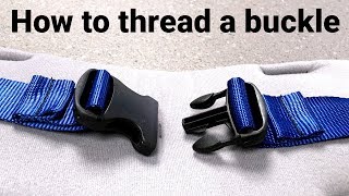 How to thread a buckle [upl. by Adams417]