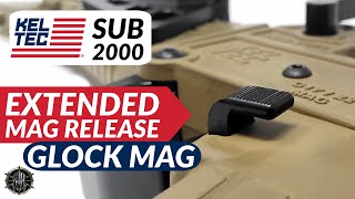 KEL TEC SUB 2000 Extended Magazine Release  Glock Mag Version  KEL TEC SUB 2000 Accessories [upl. by Eatnad137]