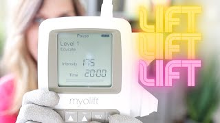 How TO DO A Basic Microcurrent treatment Myolift  NuFace [upl. by Esidnak846]