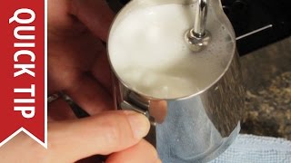 How to AutoFroth Milk for Lattes [upl. by Eirolav472]