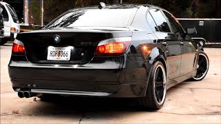 Bmw E60 550i with RPI Exhaust  Deep V8 sound [upl. by Reinold]