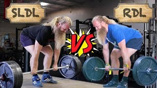 Stiff Leg Deadlift VS Romanian Deadlift [upl. by Adiene]