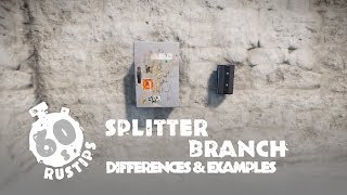 60 Second Rust Tips  Splitter amp Electrical Branch  Differences and Examples [upl. by Tremain]